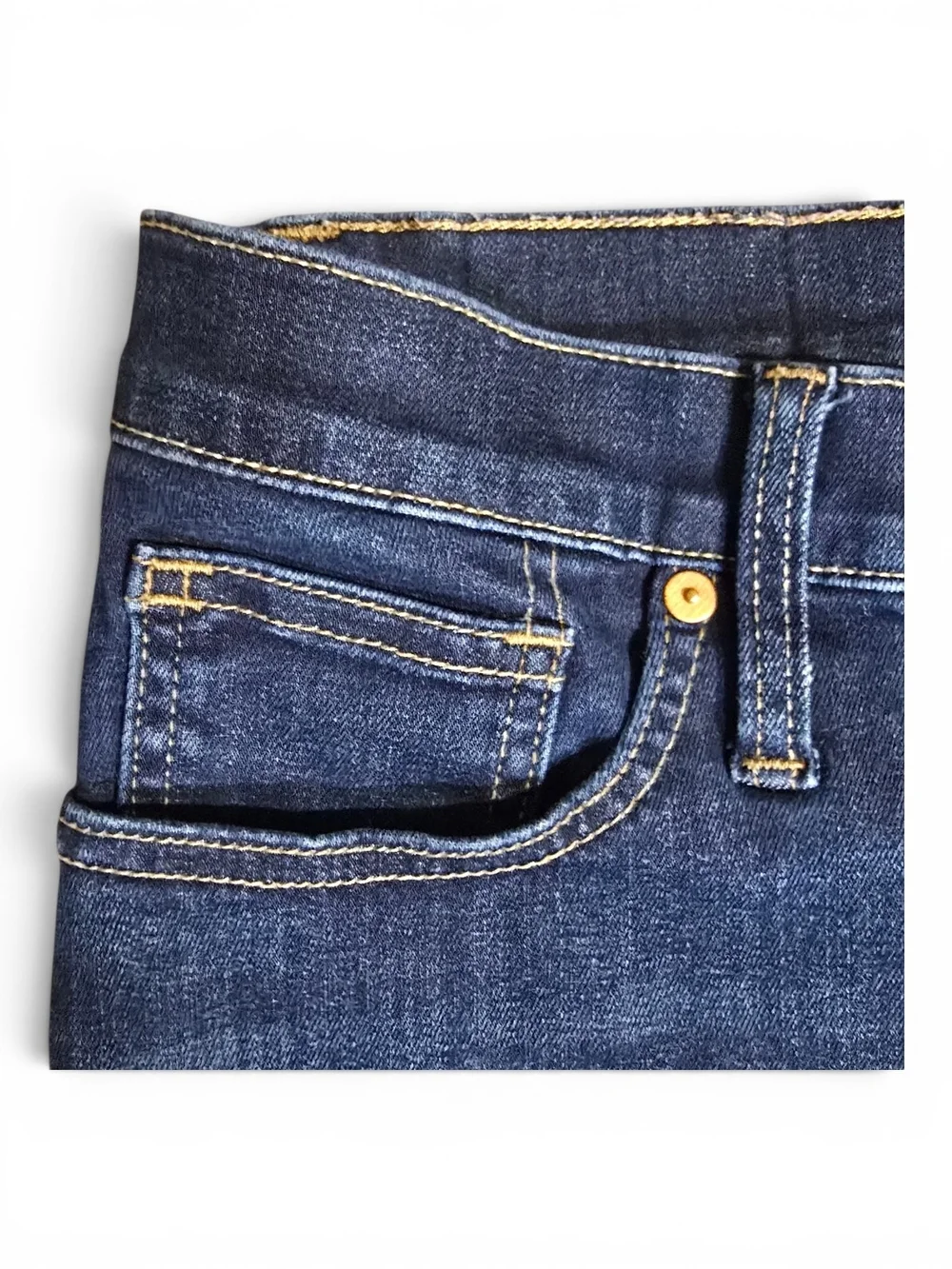 Madewell 9” Mid-Rise Skinny Jeans 32P Dark Wash Magic Pockets 26” Inseam